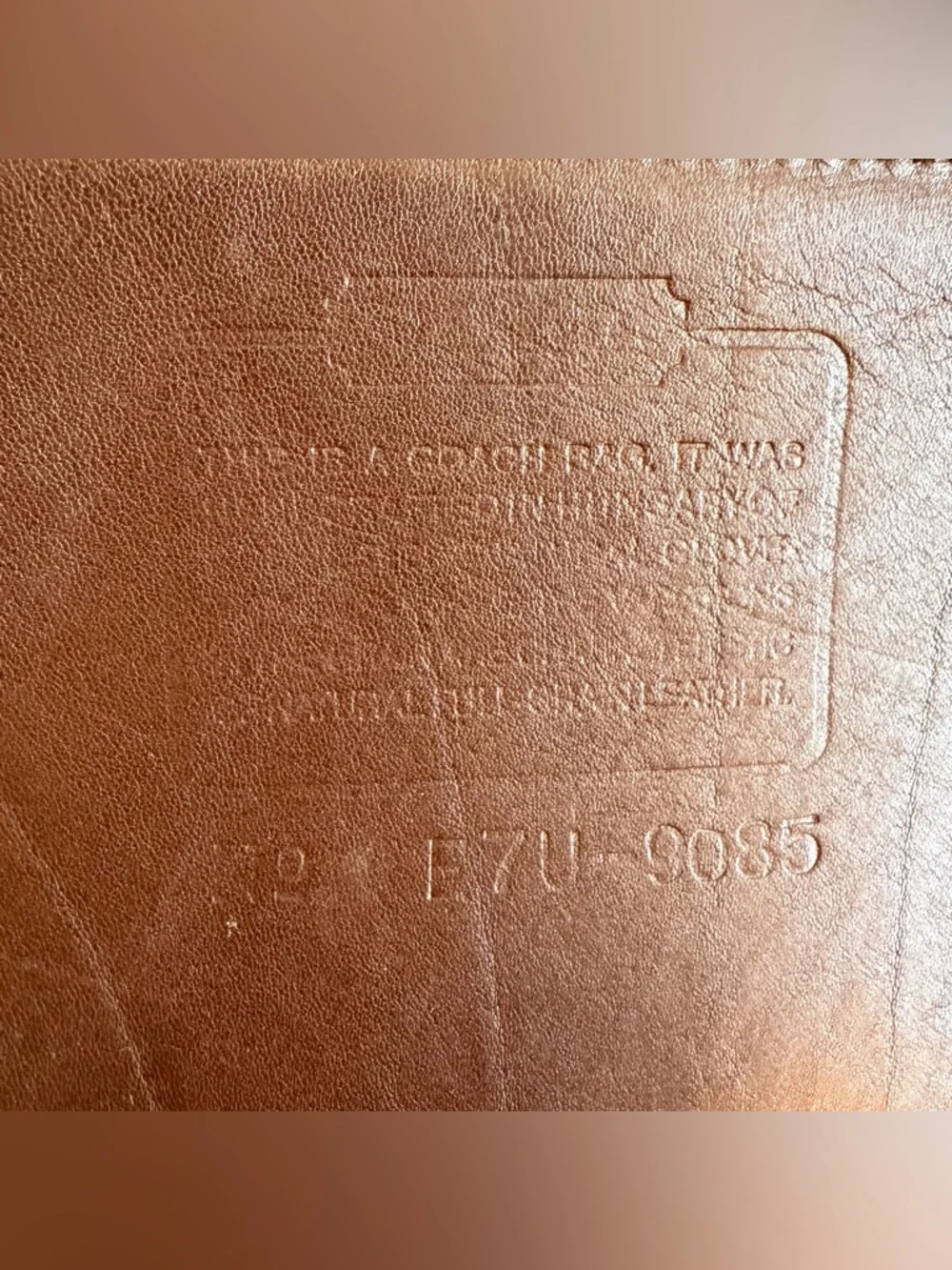COACH Duffle Sac #9085 Mahogany Brown Leather Hungary Vintage 90s XL Bucket Bag - Picture 3 of 12